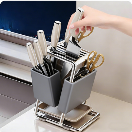 Spy C10PBK Endura 4 Knife 3.78" VG10 Plain Blade, Black FRN Handles