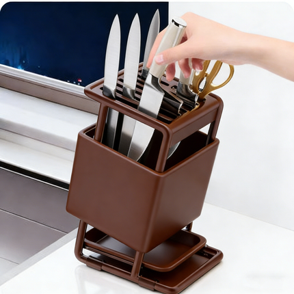 Spy C10PBK Endura 4 Knife 3.78" VG10 Plain Blade, Black FRN Handles