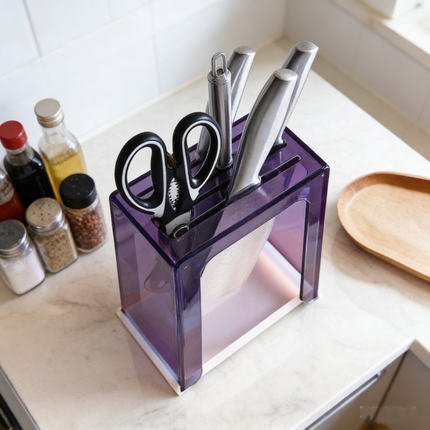 Spy C185TIP Folding Knife 4.33" CPM-10V Satin Plain Blade, TC4 Handles