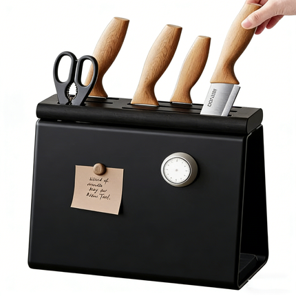 Spy C12SBK Opener Knife 3.62" VG10 Serrated Blade with Wave, Black FRN Handles