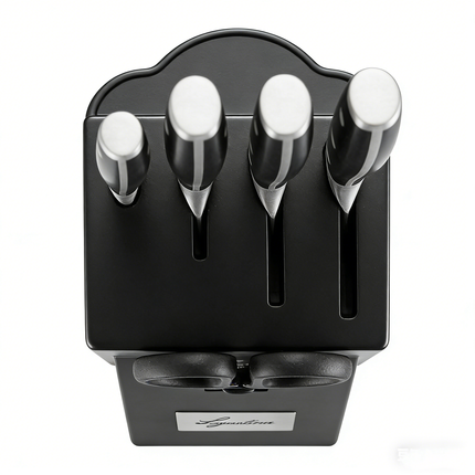 Spy C36TIP Military Folding Knife 3.74" S30V Satin Plain Blade, Black TC4 Handles, Liner Lock