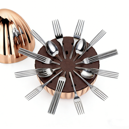 Spy  C260 Stovepipe Knife 2.76" CPM-20CV Dark Stonewashed Blade, Dark 420 Steel Handles