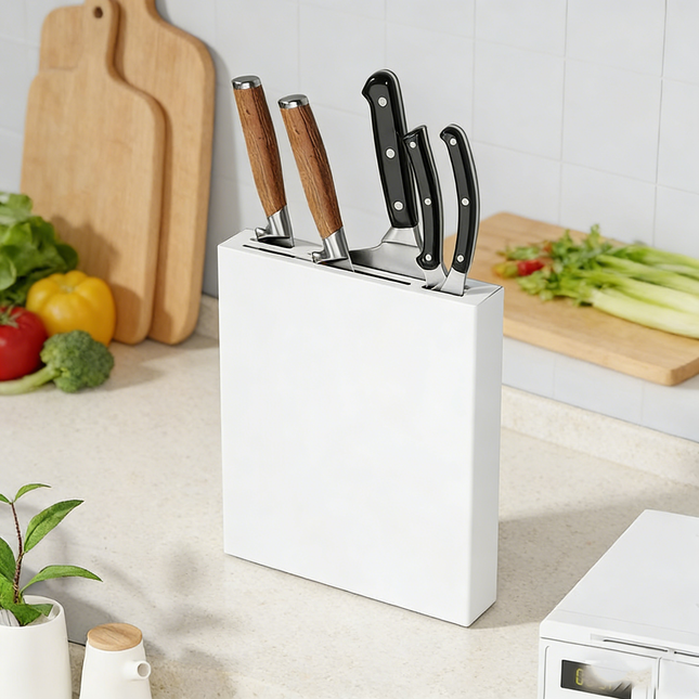 Spy C199TIP  Folding Knife 3.74" S90V Stonewashed Plain Blade, TC4 Handles